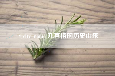 林芝九宫格的历史由来