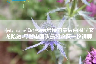 林芝短道5000米接力最后两圈李文龙陪跑-尽管中国队最终收获一枚铜牌