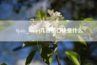 林芝九宫格口诀是什么