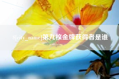 林芝第九枚金牌获得者是谁