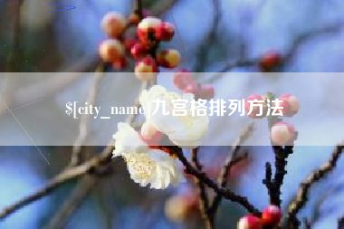 林芝九宫格排列方法