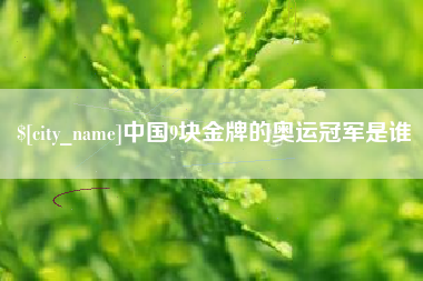 林芝中国9块金牌的奥运冠军是谁