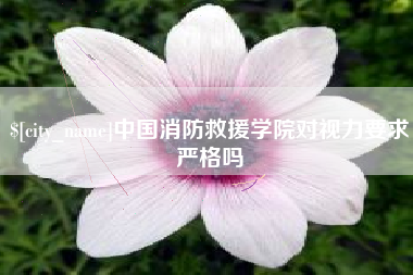 林芝中国消防救援学院对视力要求严格吗