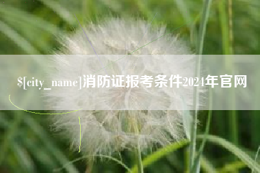 林芝消防证报考条件2024年官网