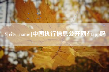 林芝中国执行信息公开网有app吗