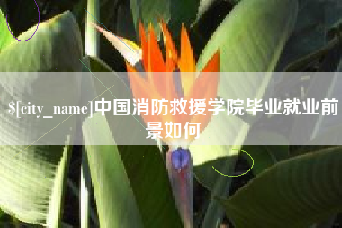 林芝中国消防救援学院毕业就业前景如何