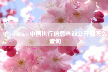 林芝中国执行信息查询公开网怎么查询