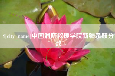 林芝中国消防救援学院新疆录取分数