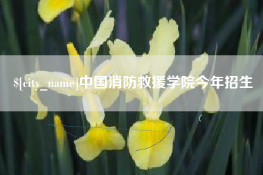 林芝中国消防救援学院今年招生