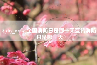 林芝全国消防日是哪一天宣传消防日是哪一天