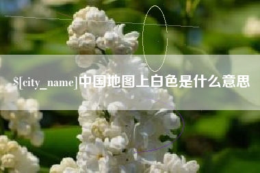 林芝中国地图上白色是什么意思