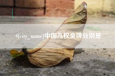 林芝中国九枚金牌分别是