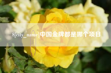 林芝中国金牌都是哪个项目