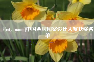 林芝中国金牌图案设计大赛获奖名单