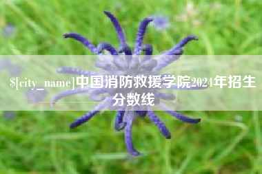 林芝中国消防救援学院2024年招生分数线