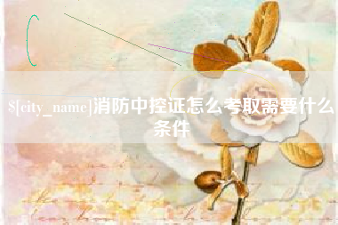 林芝消防中控证怎么考取需要什么条件
