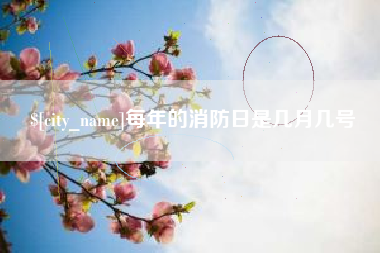 林芝每年的消防日是几月几号