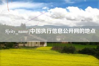 林芝中国执行信息公开网的地点