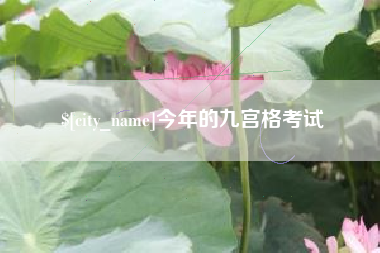 林芝今年的九宫格考试