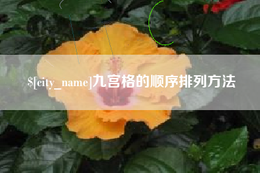 林芝九宫格的顺序排列方法