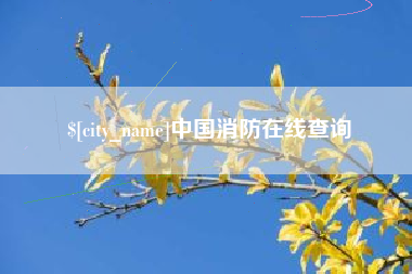 林芝中国消防在线查询