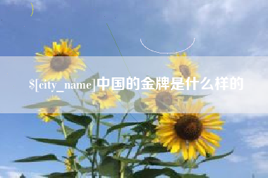 林芝中国的金牌是什么样的