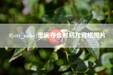 林芝奥运夺金时刻九宫格图片