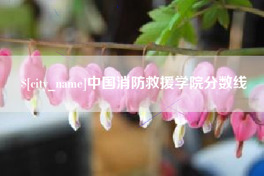 林芝中国消防救援学院分数线